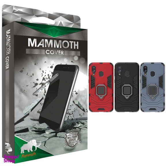 کاور ماموت (Mammoth) مدل M-GHB-MGNT مناسب موبایل سامسونگ Galaxy A40 به همراه محافظ صفحه نمایش