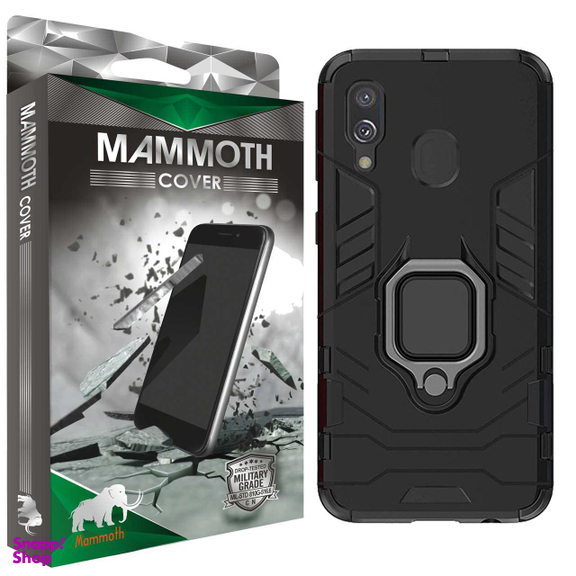 کاور ماموت (Mammoth) مدل M-GHB-MGNT مناسب موبایل سامسونگ Galaxy A40 به همراه محافظ صفحه نمایش