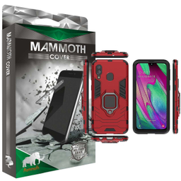 کاور ماموت (Mammoth) مدل M-GHB-MGNT مناسب موبایل سامسونگ Galaxy A40 به همراه محافظ صفحه نمایش