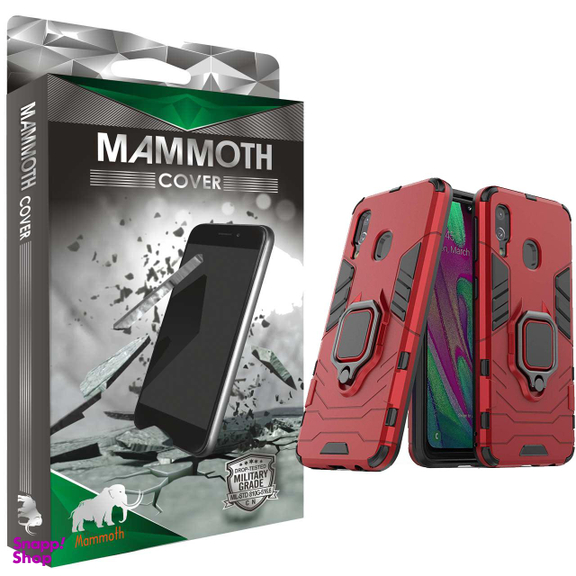 کاور ماموت (Mammoth) مدل M-GHB-MGNT مناسب موبایل سامسونگ Galaxy A40 به همراه محافظ صفحه نمایش