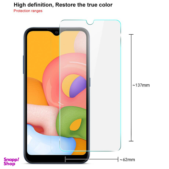 محافظ صفحه نمایش لاین (Lion) مدل RB007 مناسب موبایل سامسونگ Galaxy A01 بسته دو عددی