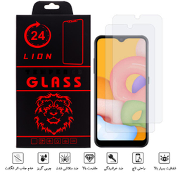 محافظ صفحه نمایش لاین (Lion) مدل RB007 مناسب موبایل سامسونگ Galaxy A01 بسته دو عددی