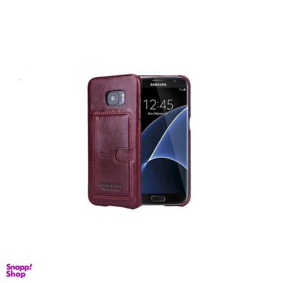 کاور چرمی پیرکاردین (Pierre Cardin) مدل PCT-P01 مناسب موبایل سامسونگ Galaxy S7 Edge