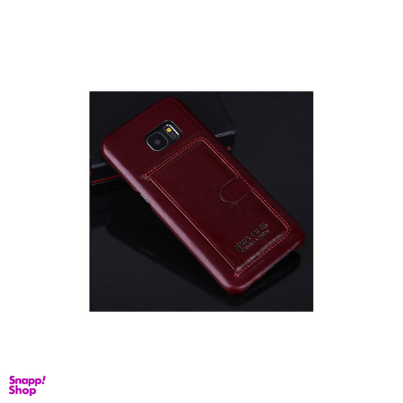 کاور چرمی پیرکاردین (Pierre Cardin) مدل PCT-P01 مناسب موبایل سامسونگ Galaxy S7 Edge