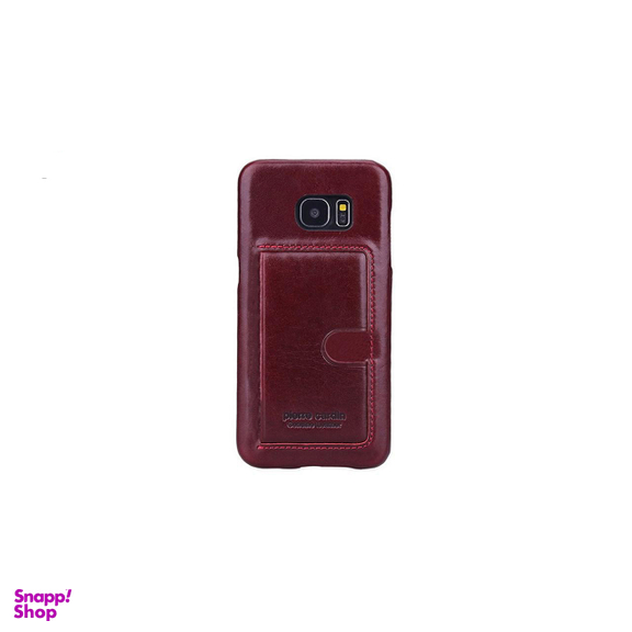کاور چرمی پیرکاردین (Pierre Cardin) مدل PCT-P01 مناسب موبایل سامسونگ Galaxy S7 Edge
