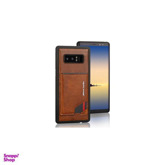 کاور چرمی پیرکاردین (Pierre Cardin) مدل PCS-S03 مناسب موبایل سامسونگ Galaxy Note 8