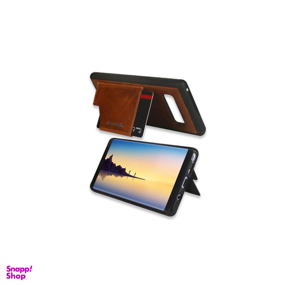 کاور چرمی پیرکاردین (Pierre Cardin) مدل PCS-S03 مناسب موبایل سامسونگ Galaxy Note 8