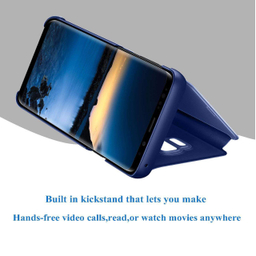 کیف کلاسوری موناکو (Monaco) مدل Clear View Standing مناسب موبایل هوآوی Y6 Pro 2019