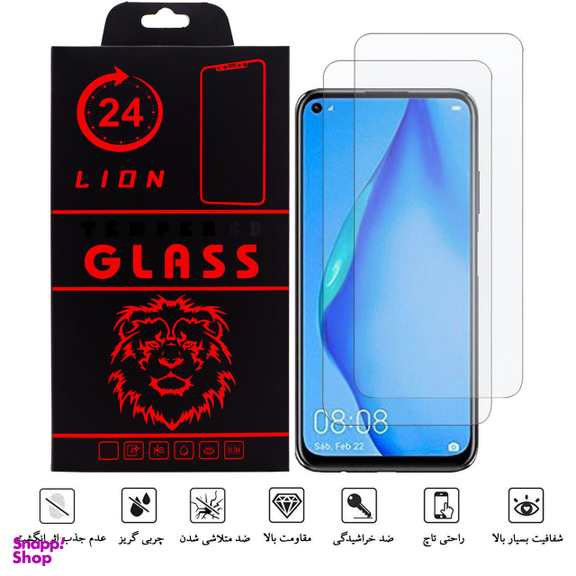 محافظ صفحه نمایش لاین (Lion) مدل RB007 مناسب موبایل هوآوی P40 Lite بسته دو عددی