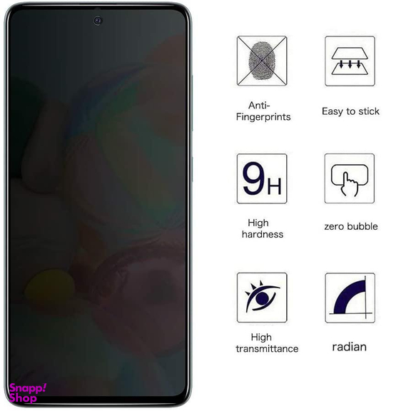 محافظ صفحه نمایش بادیگارد (Body Guard) مدل PS برای حفظ حریم شخصی مناسب موبایل سامسونگ Galaxy M51