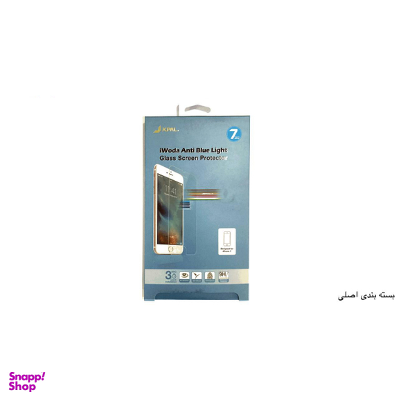 محافظ صفحه نمایش شیشه ای جی.سی.پال (Jcpal) مدل iWoda Anti Blue Light مناسب موبایل iPhone 7 / 8