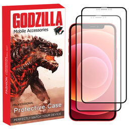 محافظ صفحه نمایش مات گودزیلا (Godzilla) مدل GGMA مناسب موبایل اپل iPhone 12 Mini بسته 2 عددی