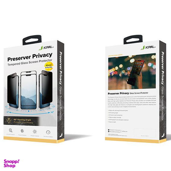 محافظ صفحه نمایش جی.سی.پال (Jcpal) مدل Perserver Privacy مناسب موبایل اپل iPhone 12 Mini