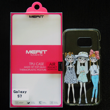 کاور مریت (Merit) مدل BK-3Girls مناسب موبایل سامسونگ Galaxy S7