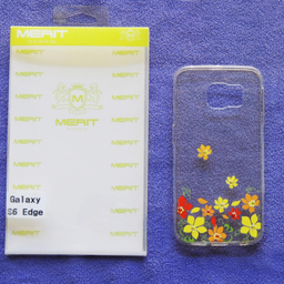 کاور مریت (Merit) مدل fall-flowers مناسب موبایل سامسونگ Galaxy S6 Edge