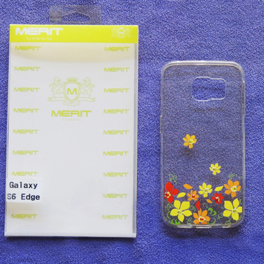 کاور مریت (Merit) مدل fall-flowers مناسب موبایل سامسونگ Galaxy S6 Edge