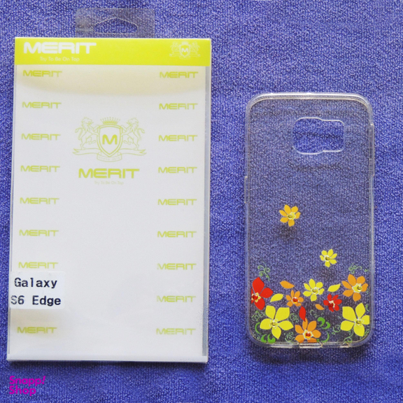کاور مریت (Merit) مدل fall-flowers مناسب موبایل سامسونگ Galaxy S6 Edge