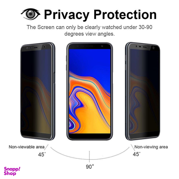 محافظ صفحه نمایش بادیگارد (Body Guard) مدل PS برای حفظ حریم شخصی مناسب موبایل سامسونگ Galaxy J4