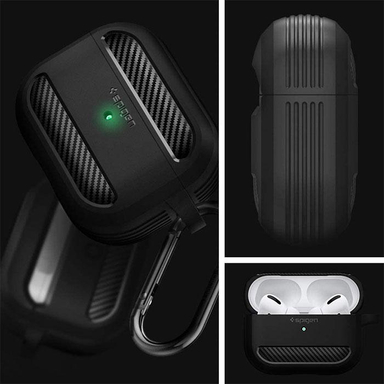کاور اسپیگن (Spigen) مدل Rugged Armor مناسب کیس هندزفری اپل AirPods Pro