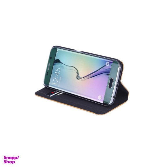 کاور چرمی پیرکاردین (Pierre Cardin) مدل PCS-P03 مناسب موبایل سامسونگ Galaxy S6 Edge