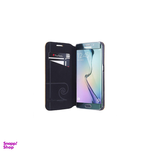کاور چرمی پیرکاردین (Pierre Cardin) مدل PCS-P03 مناسب موبایل سامسونگ Galaxy S6 Edge