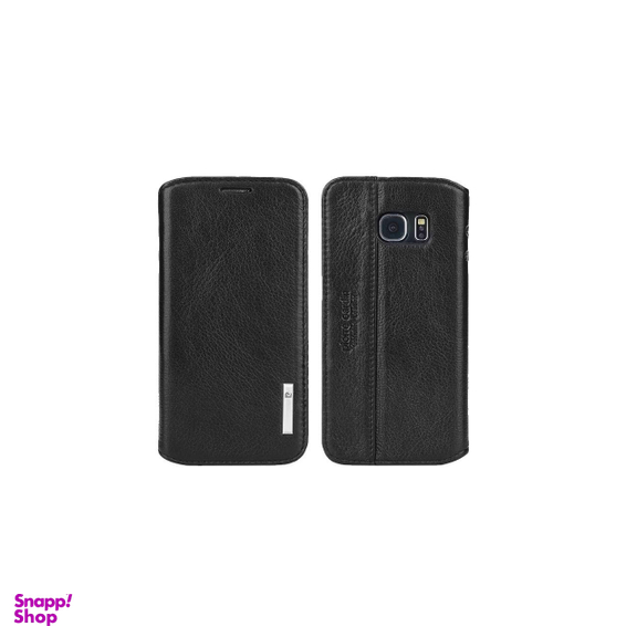 کاور چرمی پیرکاردین (Pierre Cardin) مدل PCS-P03 مناسب موبایل سامسونگ Galaxy S6 Edge
