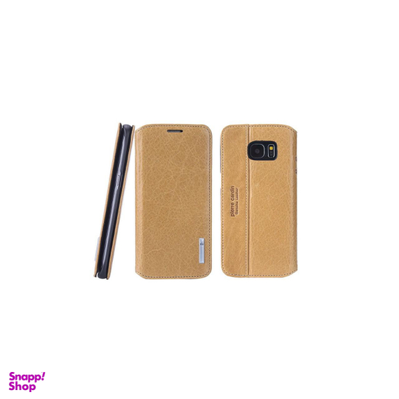 کاور چرمی پیرکاردین (Pierre Cardin) مدل PCS-P03 مناسب موبایل سامسونگ Galaxy S7 Edge