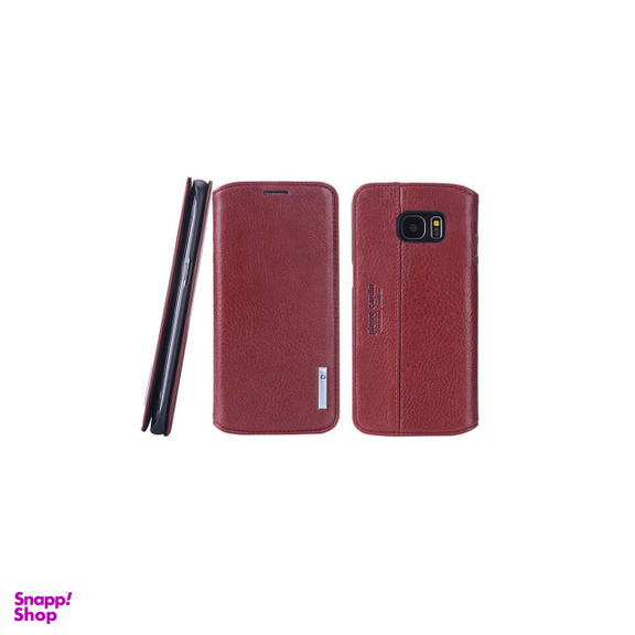 کاور چرمی پیرکاردین (Pierre Cardin) مدل PCS-P03 مناسب موبایل سامسونگ Galaxy S7 Edge