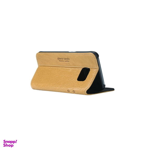 کاور چرمی پیرکاردین (Pierre Cardin) مدل PCS-P03 مناسب موبایل سامسونگ Galaxy S7 Edge