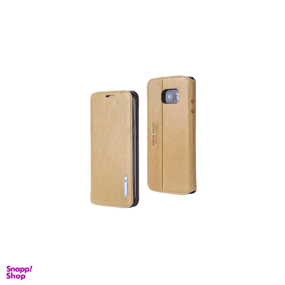 کاور چرمی پیرکاردین (Pierre Cardin) مدل PCS-P03 مناسب موبایل سامسونگ Galaxy S7 Edge