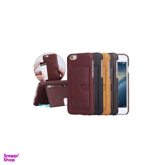 کاور چرمی پیرکاردین (Pierre Cardin) مدل PCS-P16 مناسب موبایل اپل iPhone 6s/6