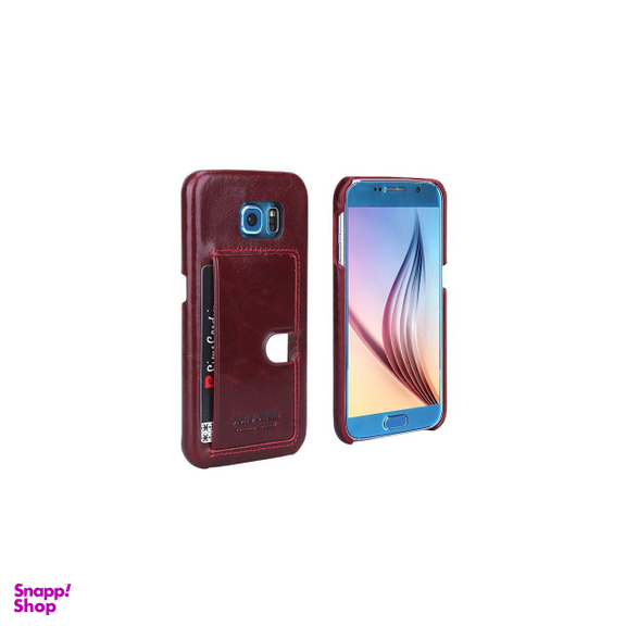 کاور چرمی پیرکاردین (Pierre Cardin) مدل PCT-P01 مناسب موبایل سامسونگ Galaxy S6