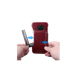 کاور چرمی پیرکاردین (Pierre Cardin) مدل PCT-P01 مناسب موبایل سامسونگ Galaxy S6 Edge