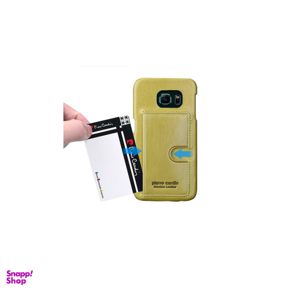 کاور چرمی پیرکاردین (Pierre Cardin) مدل PCT-P01 مناسب موبایل سامسونگ Galaxy S6 Edge
