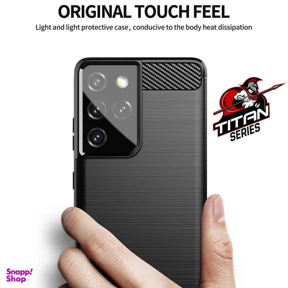 کاور کانواس (Canvas) مدل TITAN DESIGN مناسب موبایل سامسونگ Galaxy S21 Ultra