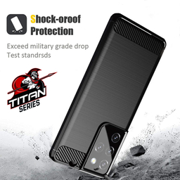 کاور کانواس (Canvas) مدل TITAN DESIGN مناسب موبایل سامسونگ Galaxy S21 Ultra