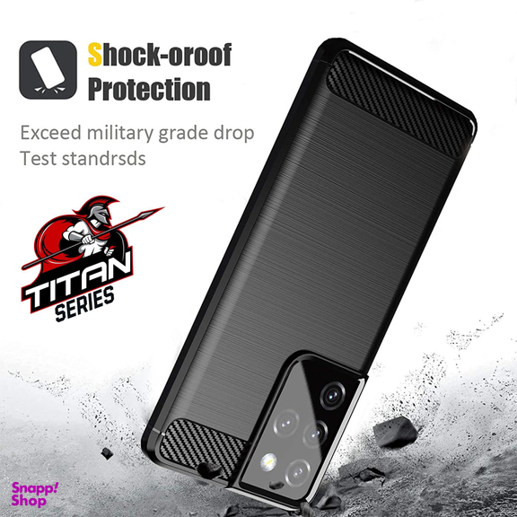 کاور کانواس (Canvas) مدل TITAN DESIGN مناسب موبایل سامسونگ Galaxy S21 Ultra