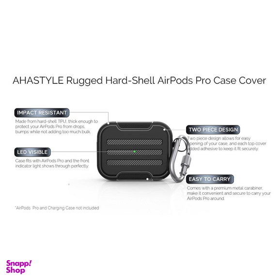 کاور آها استایل (Aha Style) مدل PT115-PRO مناسب کیس هندزفری اپل AirPods Pro