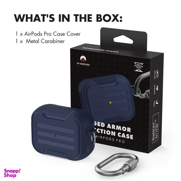 کاور آها استایل (Aha Style) مدل PT115-PRO مناسب کیس هندزفری اپل AirPods Pro