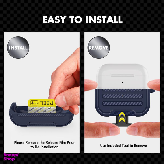 کاور آها استایل (Aha Style) مدل PT115-PRO مناسب کیس هندزفری اپل AirPods Pro