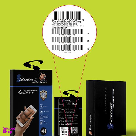 محافظ صفحه نمایش استرانگ (Strong) مدل Full Cover Tempered Glass مناسب موبایل iPhone12mini