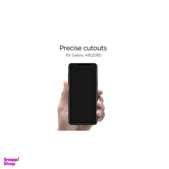 محافظ صفحه نمایش شیشه ای اسپیگن (Spigen) مدل GLAS.tR SLIM HD مناسب موبایل سامسونگ Galaxy A8 2018