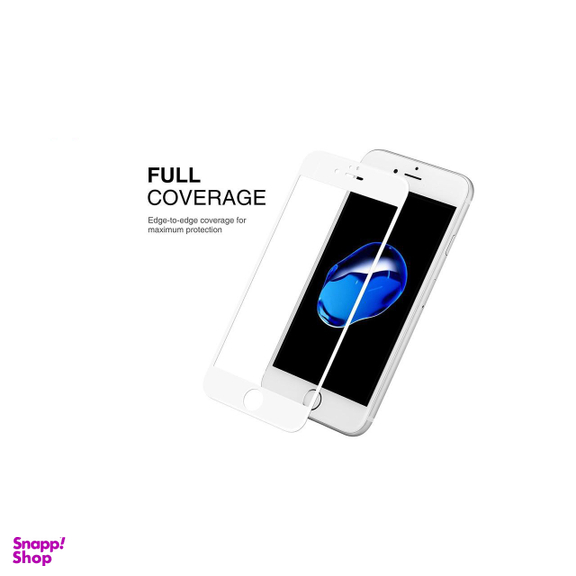 محافظ صفحه نمایش تمام چسب شیشه ای لاین (Lion) مدل 5D مناسب موبایل اپل iPhone 6/6s