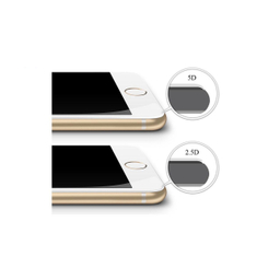 محافظ صفحه نمایش تمام چسب شیشه ای لاین (Lion) مدل 5D مناسب موبایل اپل iPhone 6/6s