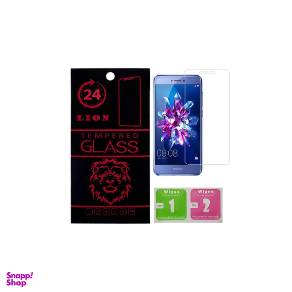 محافظ صفحه نمایش شیشه ای لاین (Lion) مدل 2.5D مناسب موبایل هوآوی Honor 8 Lite