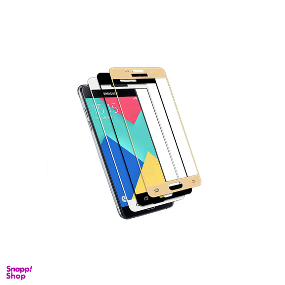 محافظ صفحه نمایش شیشه ای لاین (Lion) مدل 3D Full Cover مناسب موبایل سامسونگ A310/ A3 2016