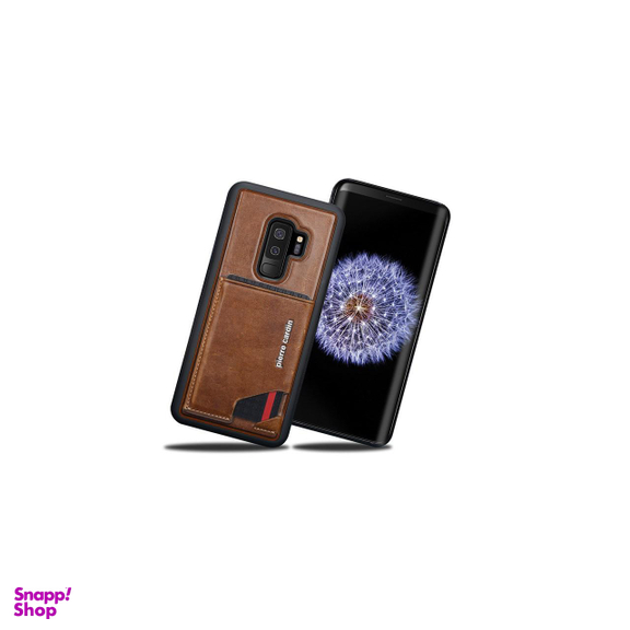 کاور چرمی پیرکاردین (Pierre Cardin) مدل PCS-S03 مناسب موبایل سامسونگ Galaxy S9 پلاس
