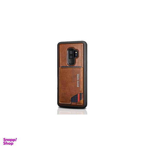 کاور چرمی پیرکاردین (Pierre Cardin) مدل PCS-S03 مناسب موبایل سامسونگ Galaxy S9 پلاس