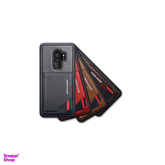 کاور چرمی پیرکاردین (Pierre Cardin) مدل PCS-S03 مناسب موبایل سامسونگ Galaxy S9 پلاس