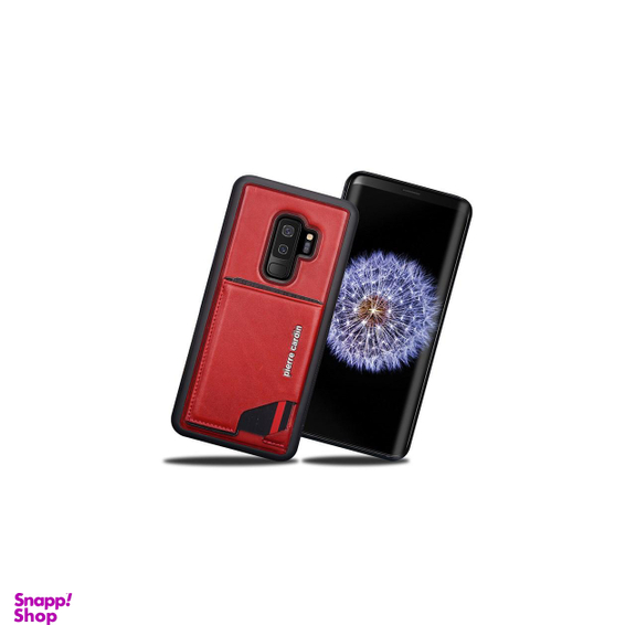 کاور چرمی پیرکاردین (Pierre Cardin) مدل PCS-S03 مناسب موبایل سامسونگ Galaxy S9 پلاس